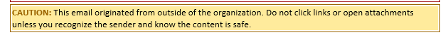 EmailWarning
