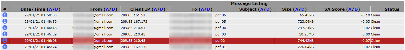 individual files